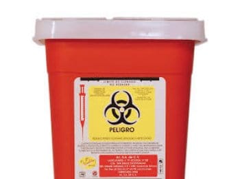 Usos de los contenedores para residuos peligrosos biológico-infecciosos