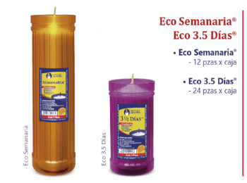 Veladoras ecologicas - Productos Aramo