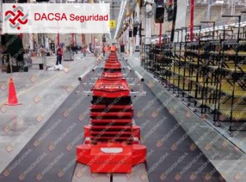 Tapetes antifatiga en rollo con líneas de seguridad DACSA Seguridad- 4