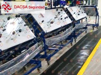 Tapetes antifatiga en rollo con líneas de seguridad DACSA Seguridad- 5
