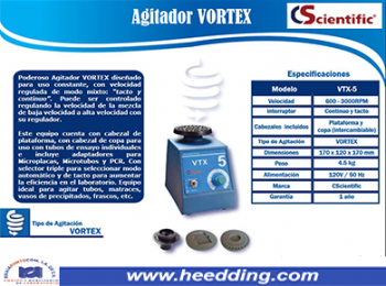 AGITADOR ELECTRICO TIPO VORTEX