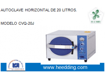 Autoclave horizontal de 20 litros - 1