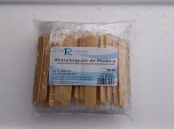 Abatelenguas de madera no esteril - Azul Diagnostic