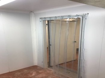 Cortina hawaiana para cámara de refrigeración