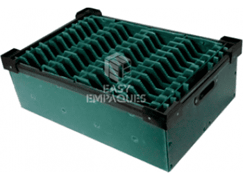 CAJAS DE PLASTICO CORRUGADO CONDUCTIVO