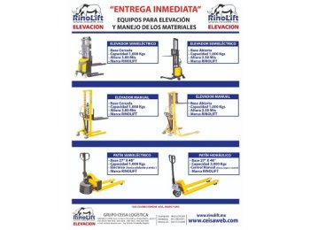 Apiladores electricos y manuales - Grupo CEISA Logística