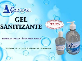Alcohol en gel sanitizante - Gelsac