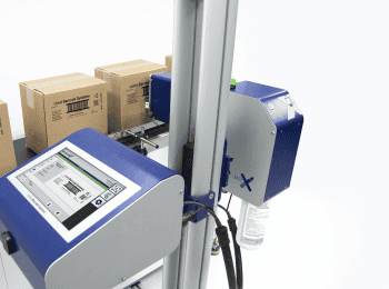 codificación inkjet de empaque secundario