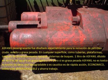 DESENGRASANTE DE TUBERIAS ASFANIL