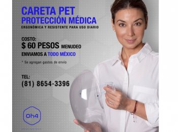 Caretas de proteccion - Termoformado.MX