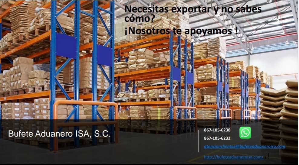 Exportacion - Bufete Aduanero ISA
