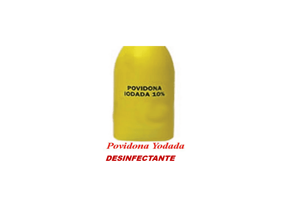 Desinfectante a base de Yodopovidona concentrado.