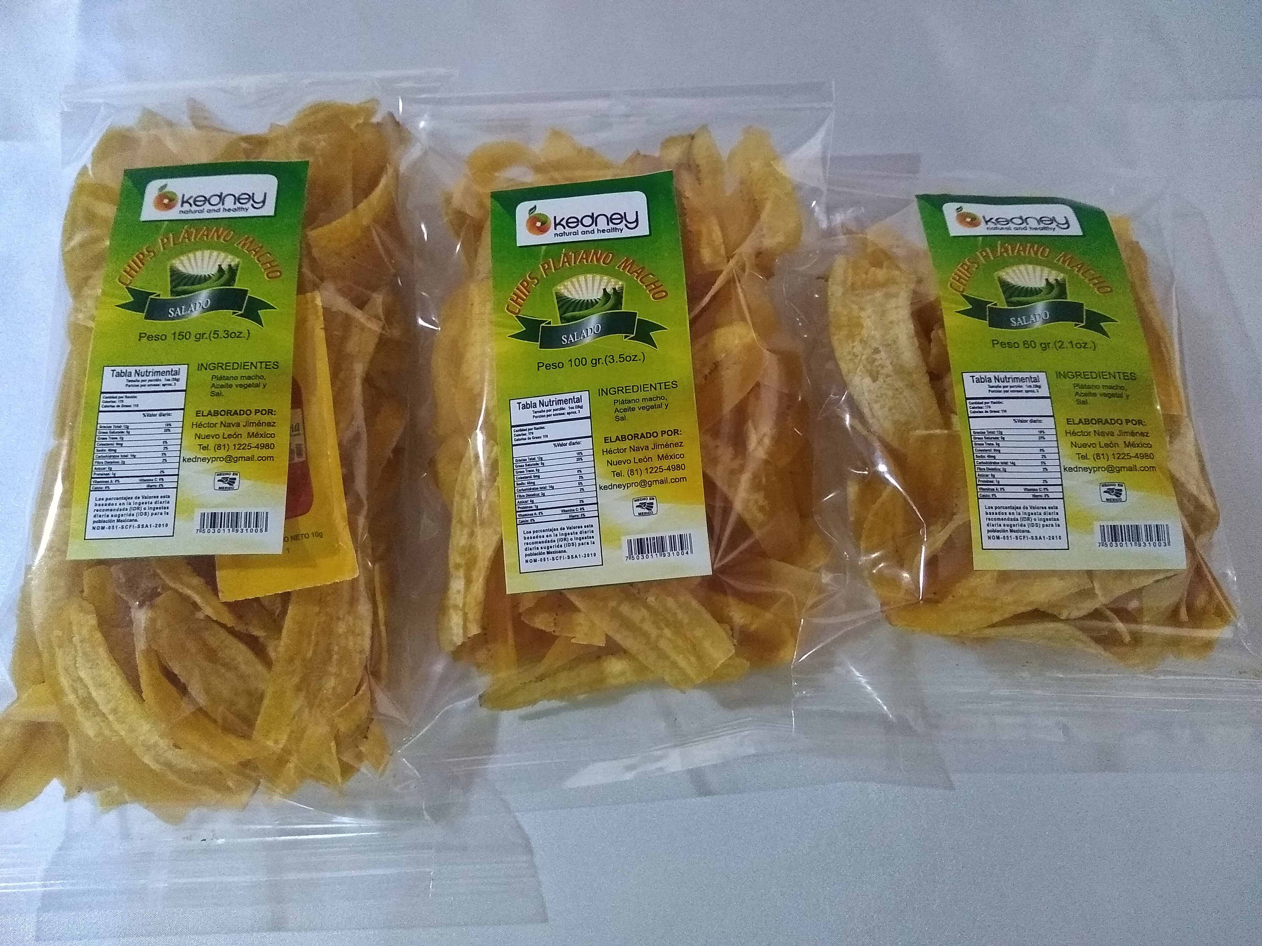 Plátano macho en tiras