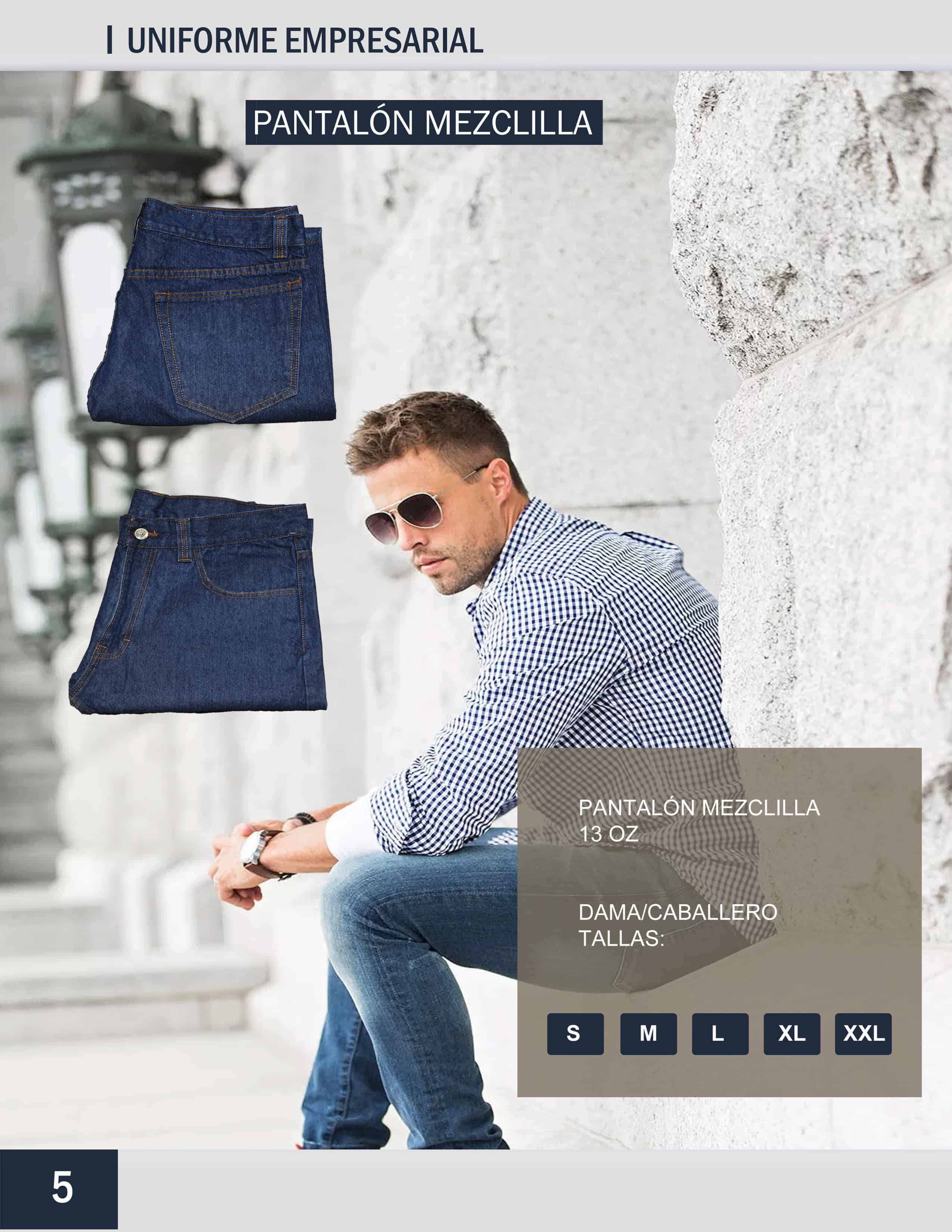 PANTALON DE MEZCLILLA