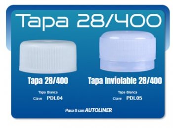 Tapas de plástico para cosméticos