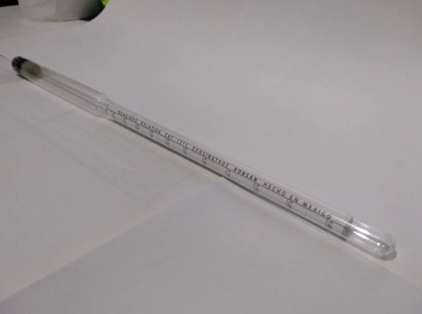 Densimetros en vidrio - HPLC Química