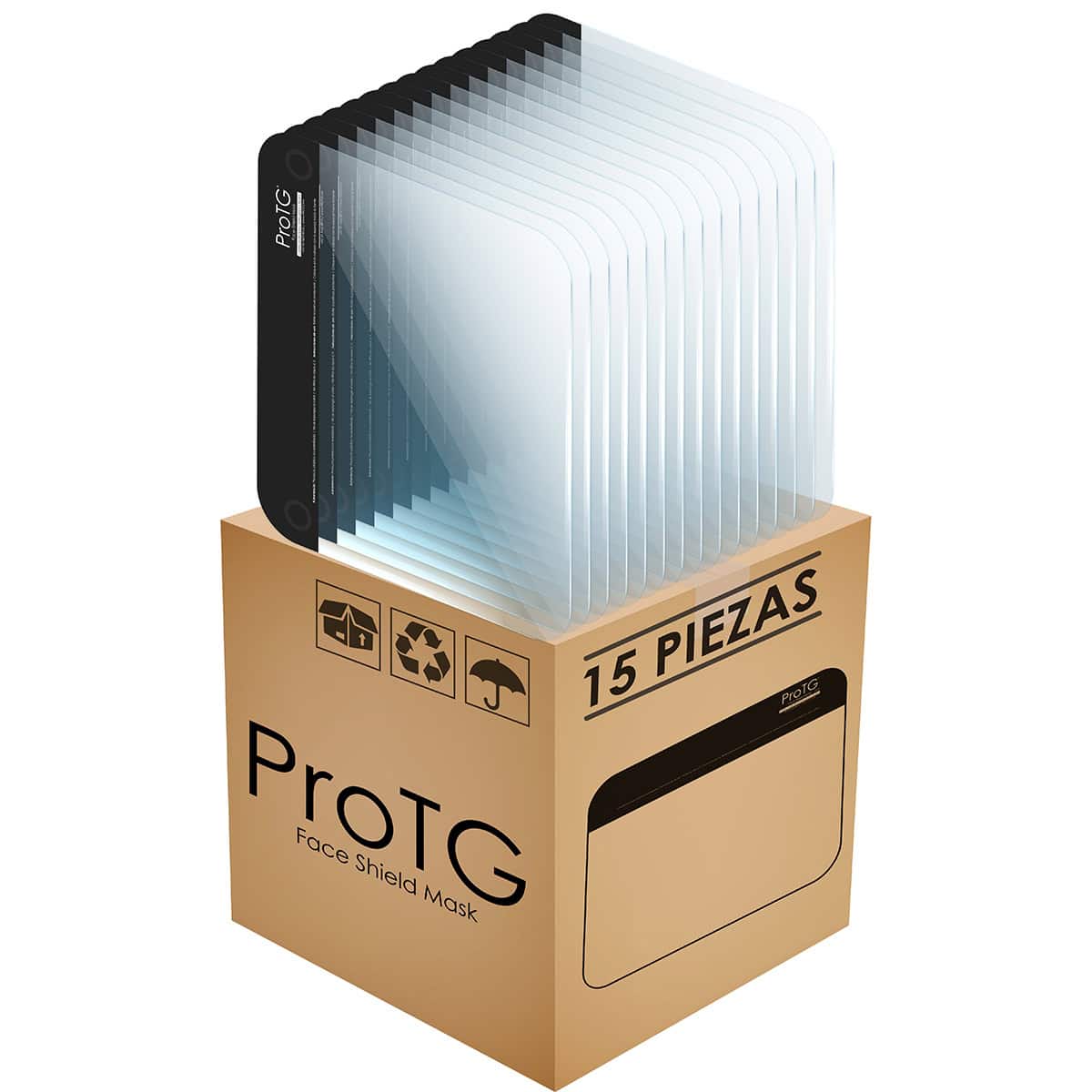 Protg Fit - Careta De Pet-g / Caja Con 15 Piezas