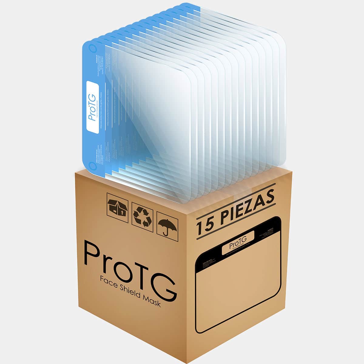 Protg La Original - Careta De Pet-g / Caja Con 15 Piezas