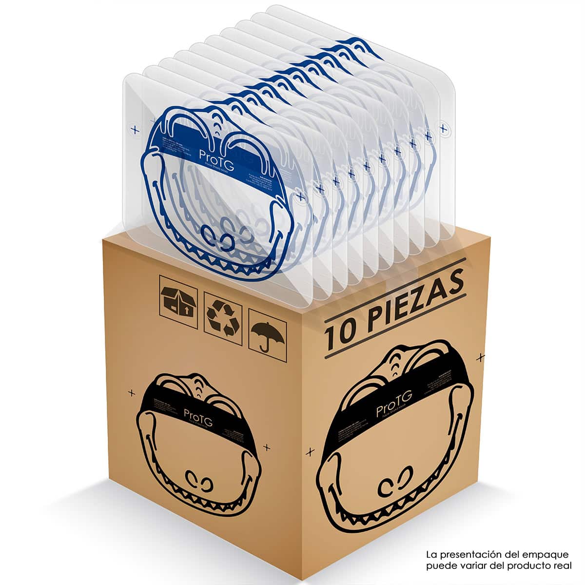 Protg Kids- Careta De Pet-g / Caja Con 10 Piezas