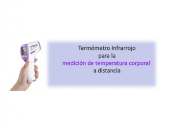 Medición de temperatura sin contacto con infrarrojo