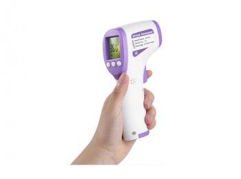 Medicion de temperatura corporal con termometro infrarrojo
