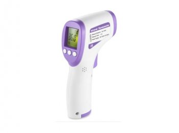 Medicion de temperatura corporal con termometro infrarrojo 2