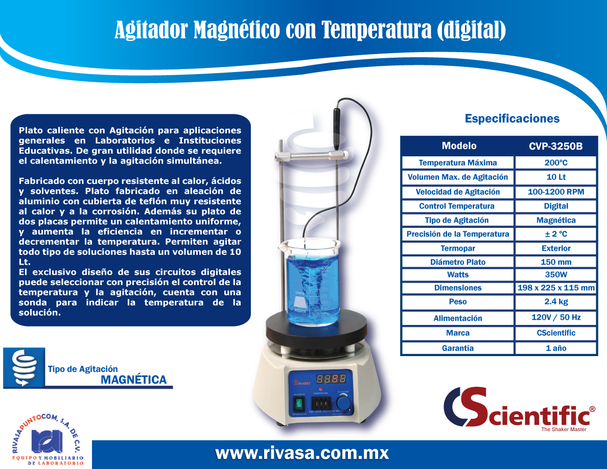 AGITADORES PLATO CALIENTE