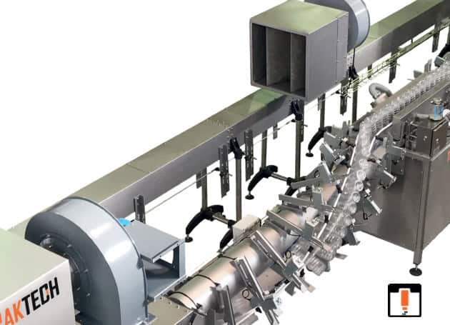 Enjuagadoras de botella con aire o agua - Traktech Construccions Mecániques S.L.L.