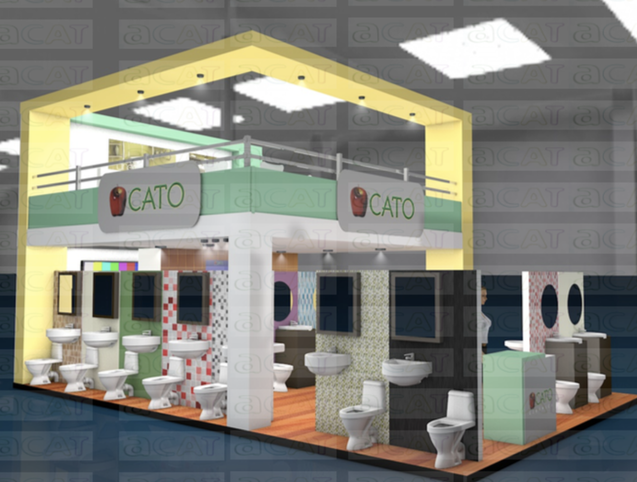 Stands de doble piso - Stands ACAT