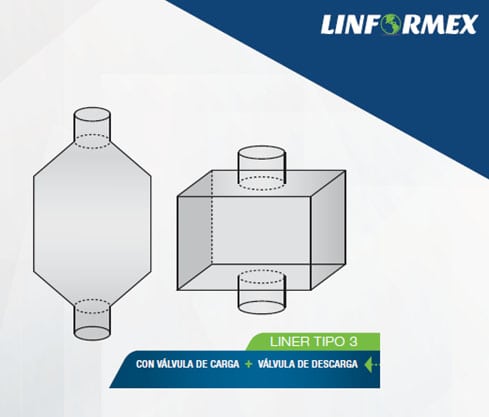 Liner con valvula de carga y/o descarga - Linformex