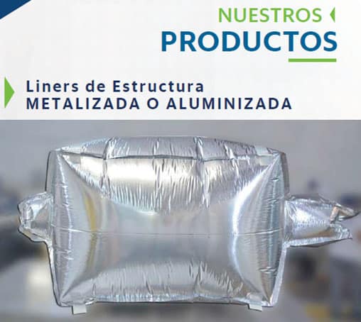 LINER DE ESTRUCTURA METALIZADA O ALUMINIZADA