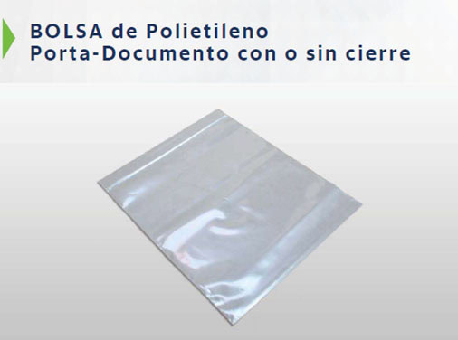 Bolsa portadocumentos con cierre tipo ziplock - Linformex