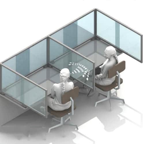 MAMPARAS DE ESCRITORIO ANTICOVID-19