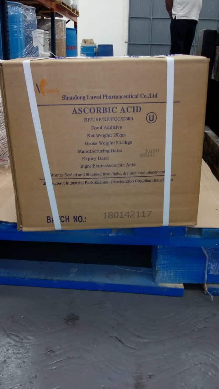 Acido ascorbico (acido l-ascórbico, vitamina c) - Grupo Químico Contreras, S.A. de C.V.