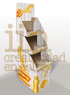 Exhibidores de piso - Iin Creatividad en Color