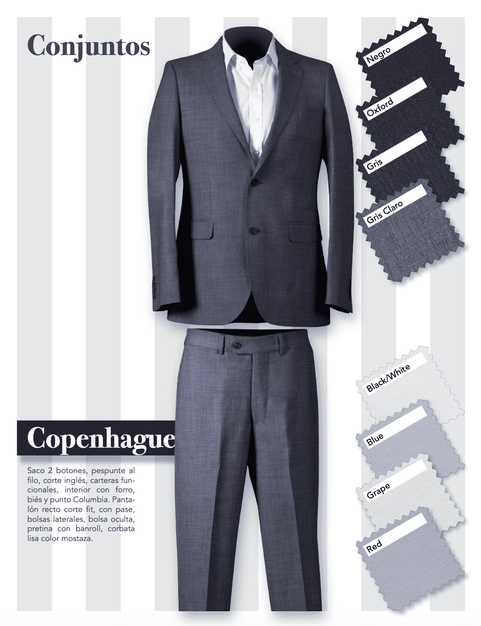 Trajes ejecutivos para caballero - Corbatas y Accesorios Corporativos MexTie