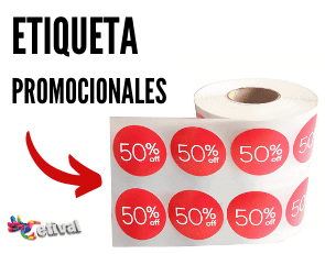 FABRICACION DE ETIQUETAS PROMOCIONALES