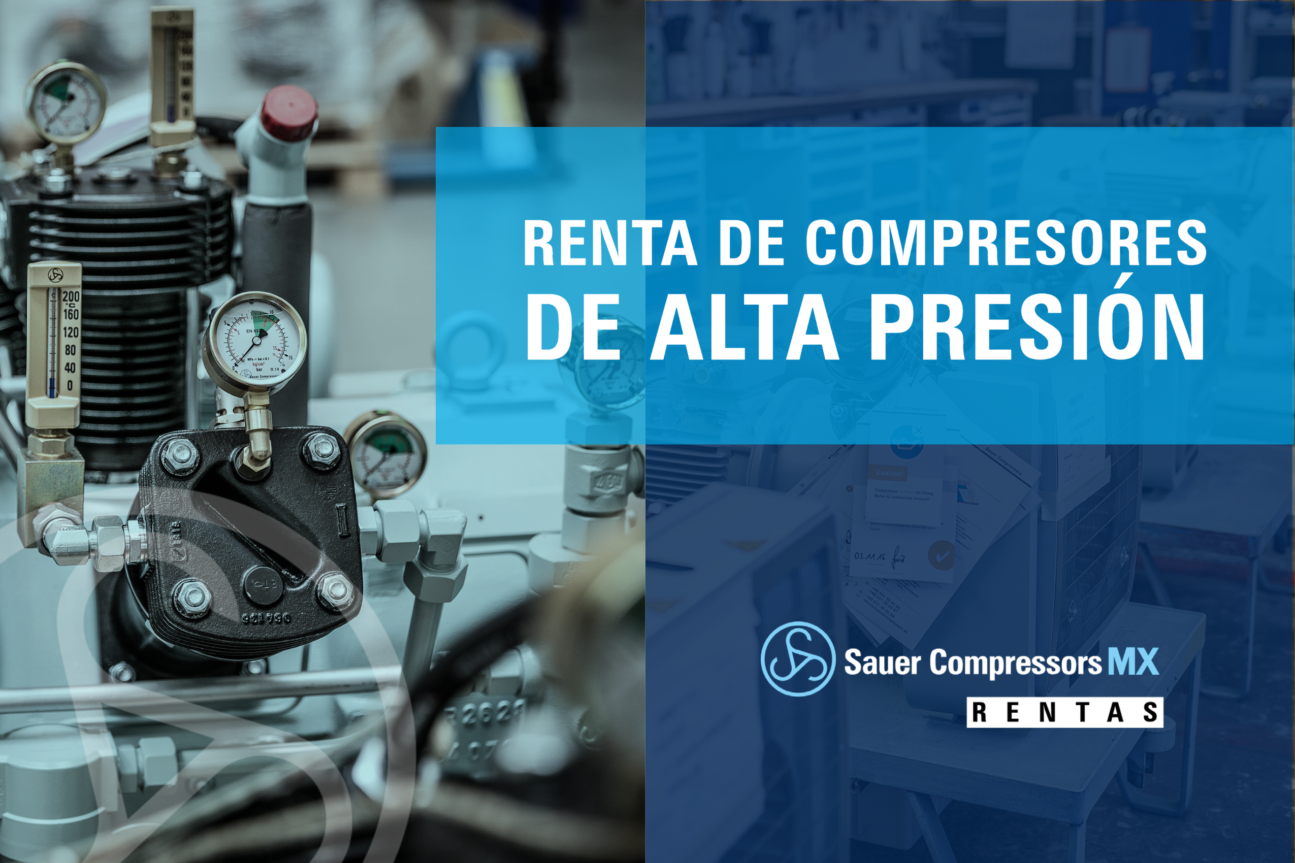 Alquiler de compresores - Sauer Compressors México