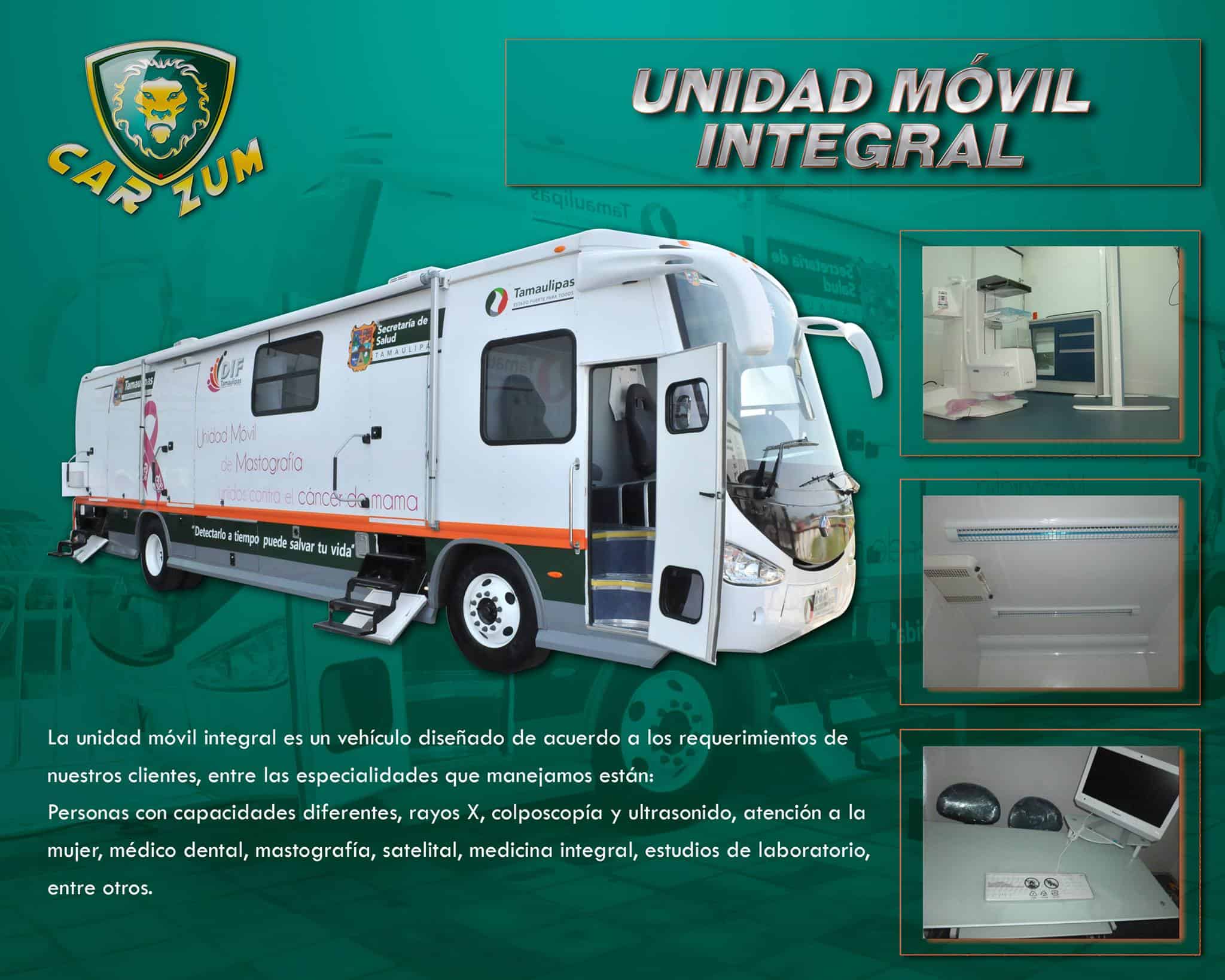 Unidades de deteccion medica - Carrocerías Zumpango