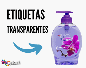 ETIQUETAS TRANSPARENTES