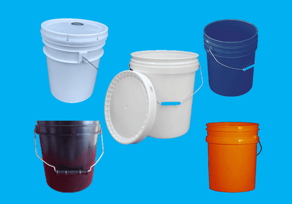 Cubetas industriales de plastico y metal