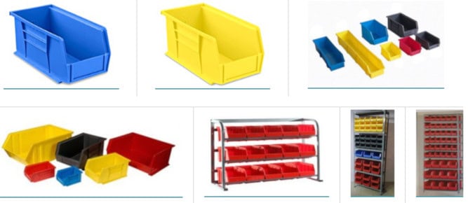 Gavetas de plastico - Serviacero Estantería Metálica