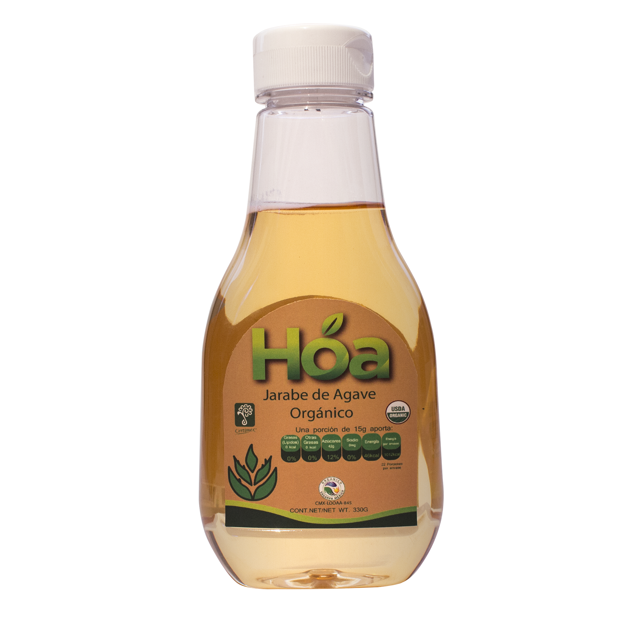 JARABE DE AGAVE ORGANICO 330 GRS