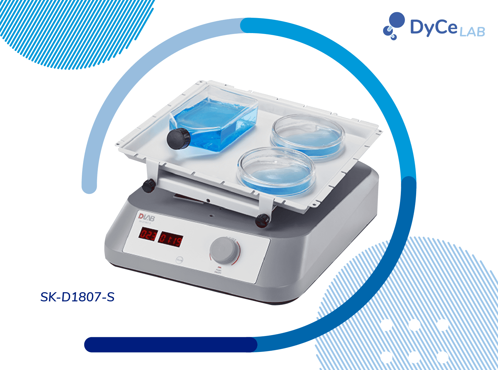 Agitador 3D para laboratorio SK-D1807-S