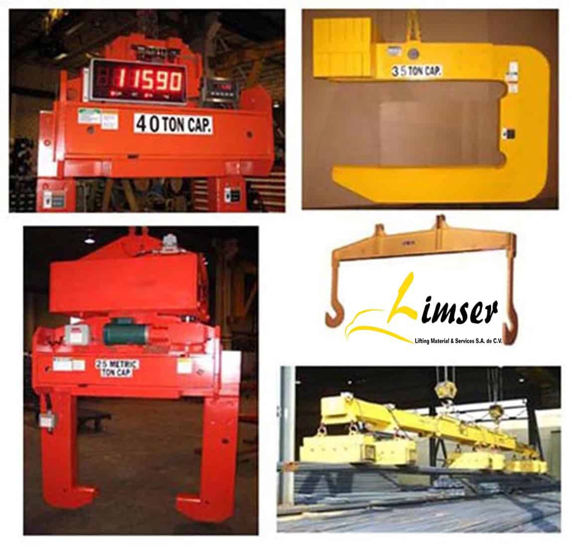 Accesorios para gruas viajeras - Lifting Material & Services