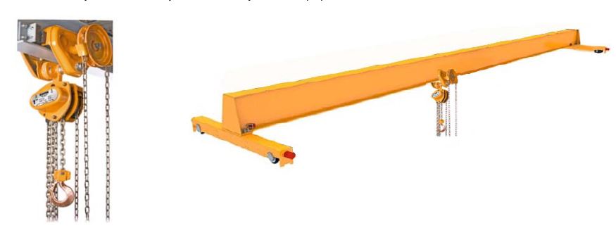 GRUAS VIAJERAS TRASLACION MANUAL