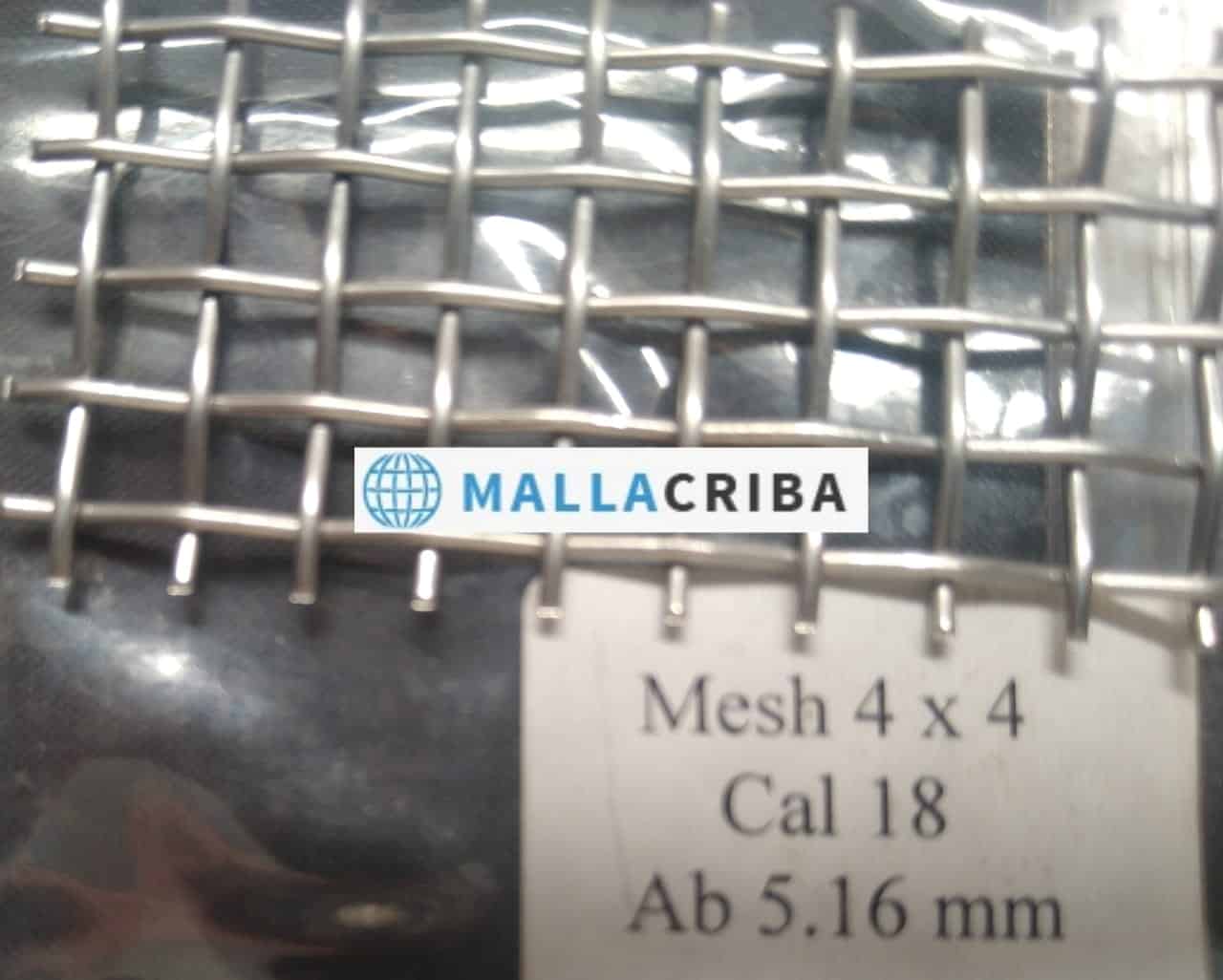 Alambres inoxidables - Malla Criba
