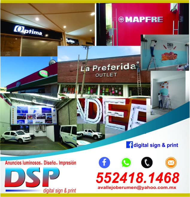 Instalacion de anuncios luminosos - DSP Digital Sign & Print