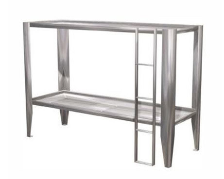Mobiliario para dormitorios en acero inoxidable