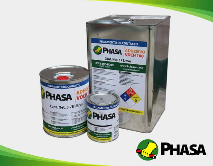 Adhesivos para hule PHASA